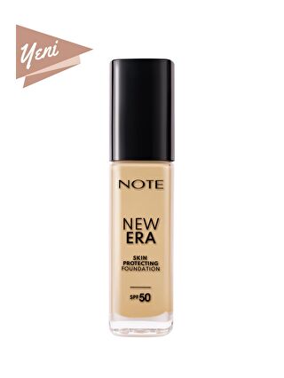 Note Cosmetique Note New Era Skin Protecting 130 Nemlendirici Etkili SPF 50 Hyaluronik Asitli Fondöten