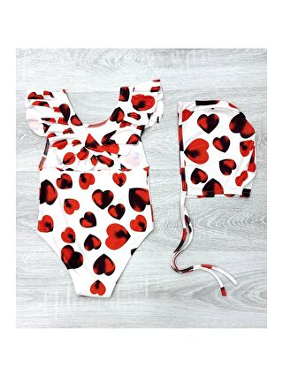 Beyaz-Siyah-Açık Kırmızı