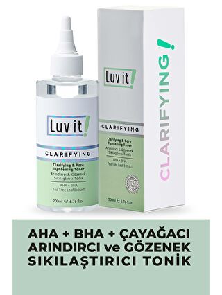 Luv it! Arındırıcı Ve Gözenek Sıkılaştırıcı Tonik 200ml