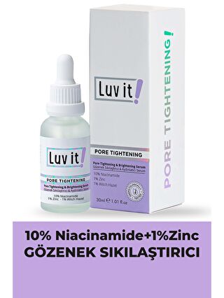 Luv it! Siyah Nokta Gözenek ve Sivilce Karşıtı Serum 30ml