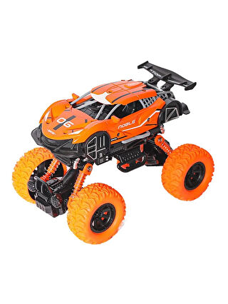 Vardem Die-Cast Off Road Arabası Çek Bırak Oyuncak Turuncu