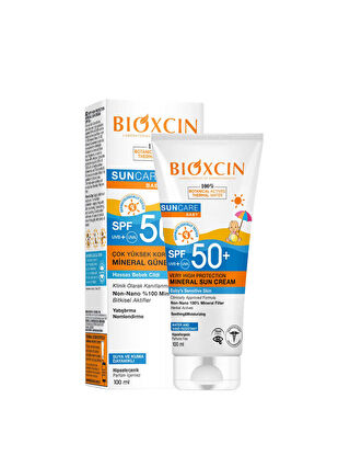 Bioxcin Suncare Baby Çok Yüksek Korumalı Mineral Güneş Kremi SPF50+ 100ml