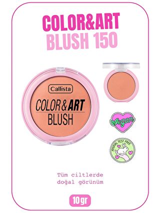 Callista Color Art Blush Allık 150 Coral Crush