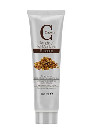 Claderm 50 ml Kil Maskesi – Propolis