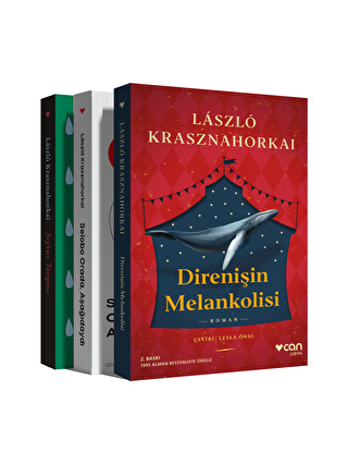 Can Yayınları László Krasznahorkai Seti (3 Kitap)