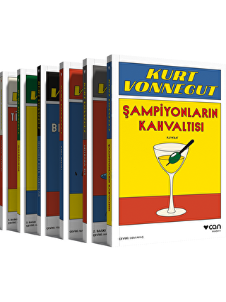 Can Yayınları Vonnegut Seti 6 Kitap