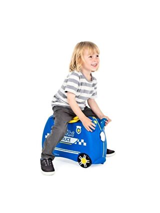 Trunki Karışık Çocuk Bavulu - Polis Arabası Percy