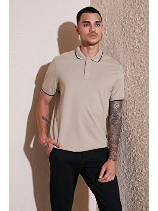 Buratti Bej Pamuklu Regular Fit Polo Yaka T Shirt 5902063