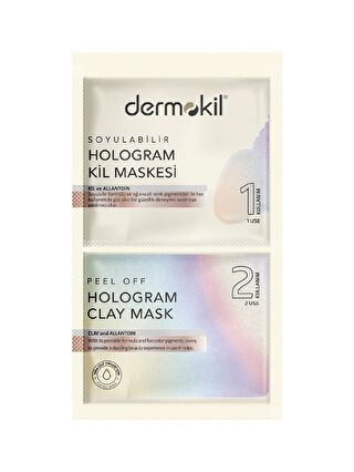 DERMOKIL DERMOKİL Soyulabilir Hologram Maske 2* 7.5 ml