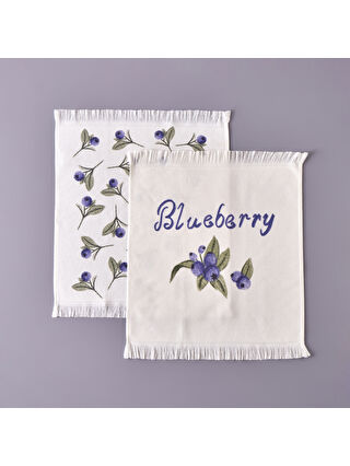 Bella Maison Karışık Blueberry Pamuklu Kurulama Bezi 2'li (40x50 cm)