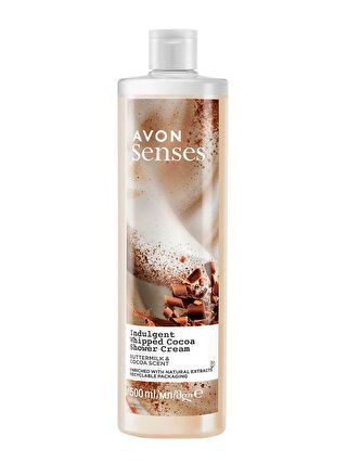 AVON Senses Indulgent ButterMilk ve Kakao Özü İçeren Duş Kremi 500 Ml.