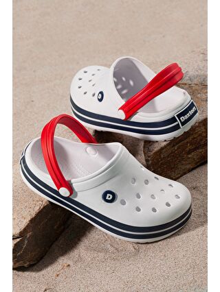 Beyaz-Lacivert-Kırmızı