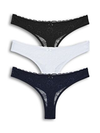 Beyaz-Lacivert-Siyah