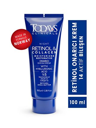 Todays Clinicals Retinol Onarıcı Krem 100 ml