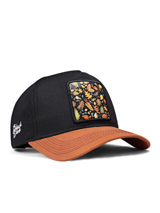 BlackBörk Kırmızı V1 Baseball Sonbahar - 1 Kod Logolu Unisex Kiremit Siperli-siyah Şapka (CAP)