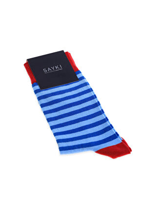 Mavi-Açık Turuncu-Siyah