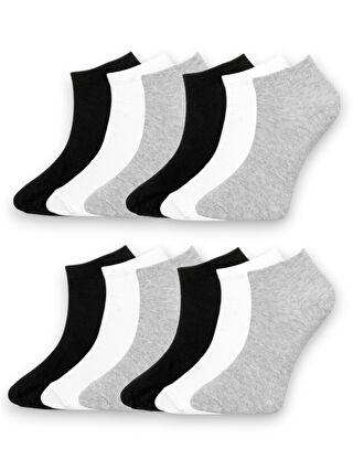 Siyah-Açık Gri-Beyaz