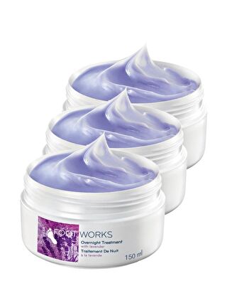 AVON Lavanta Özlü Gece Ayak Kremi 150 Ml. Üçlü Set