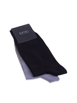 Lacivert-Gri-Kırmızı