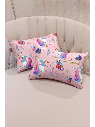 UPSTYLE Modern ve tasarım Yastık Kılıfı Pembe 50x70 Cm