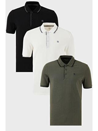 Siyah-Beyaz-Açık Yeşil