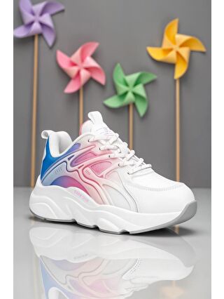 Beyaz-Pudra-Açık Mavi