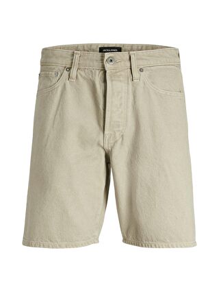 Jack & Jones Bej Jeans Intelligence Jjıchris Pamuklu Regular Fit Erkek Short 12249035