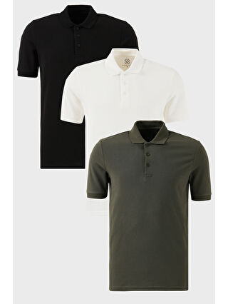 Siyah-Beyaz-Açık Yeşil