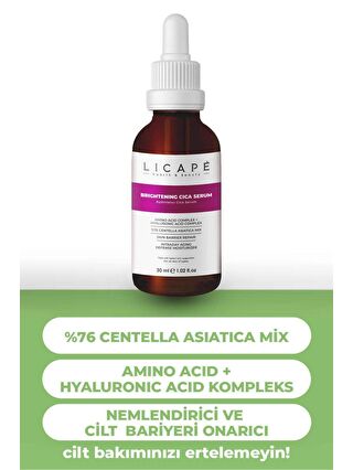 Licape Centella Asiatica Aydınlatıcı Cica Serum 30 ml