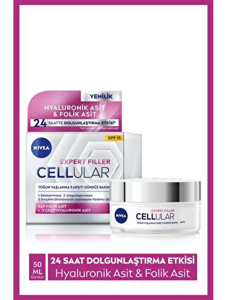 NIVEA Cellular Gelişmiş Yaşlanma Karşıtı Gündüz Bakım Kremi 50 ml