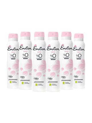 Emotion Love Kadın Deodorant 6x150ml