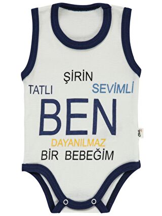 Civil Baby Bebek Çıtçıtlı Badi 1-36 Ay Lacivert