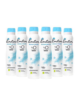 Emotion Ocean Fresh Kadın Deodorant 6x150ml