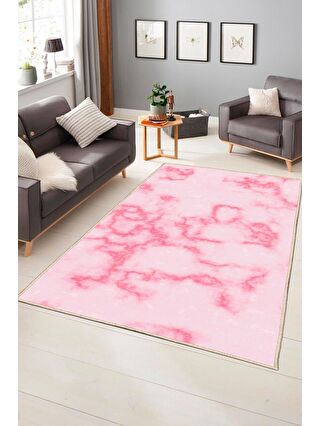 Homefesto Pembe Dekoratif Özel Tasarım Modern Halısı 120x180 cm