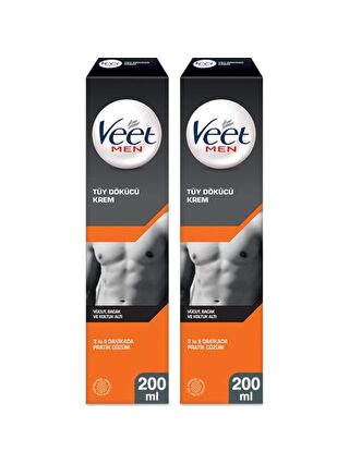 Veet Men Erkeklere Özel Tüy Dökücü Krem 200 ml x2 Adet