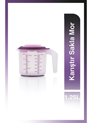 Tupperware Karıştır Sakla 1.25L Mor