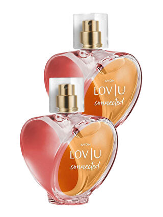 AVON Lov U Connected Kadın Parfüm Edp 50 Ml. İkili Set