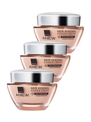 AVON Anew Skin Renewal Power Krem 50 Ml. Üçlü Set