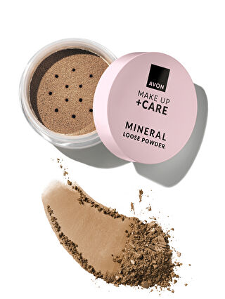 AVON Make Up + Care Mineral Toz Pudra Fondöten Medium Deep