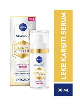 NIVEA Luminous630 Leke Karşıtı Aydınlatıcı Cilt Bakım Serumu 30 ml, Cilt Tonu Eşitleyici