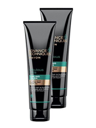 AVON Advance Techniques Bukle Şekillendirici Durulanmayan Saç Bakım Kremi 150 Ml. İkili Set