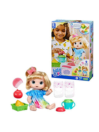 Baby Alive Bebeğimle Eğlenceli Yudumlar Sarışın F7356