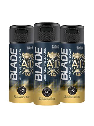 Blade Artificial Intelligence 1.0 Deodorant 3x150 ml