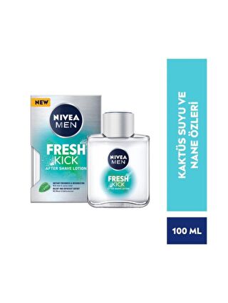 NIVEA Men Cool Kick Fresh Tıraş Sonrası Losyon 100 ml, Serinleten Ferahlık