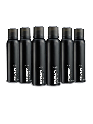 Privacy Men Deodorant 6x150ml