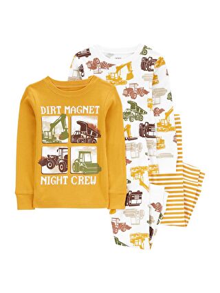 Carter's Karışık Erkek Bebek Pijama Set 4'lü Paket