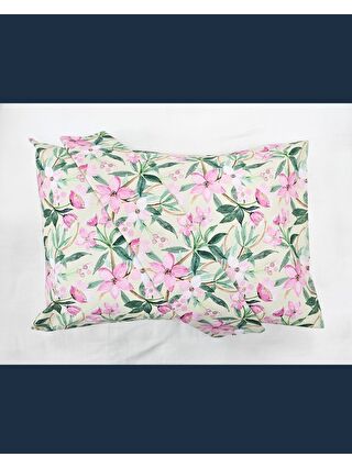 Beyaz-Açık Yeşil-Pembe