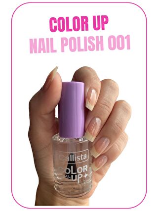 Callista Color Up Nail Polish Oje 001 Clear Water - Şeffaf