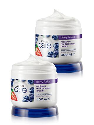 AVON Care Yaban Mersini ve Çilek Özlü El, Yüz ve Vücut Kremi - 400ml İkili Set