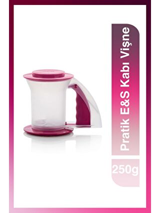 Tupperware Kırmızı Pratik E&S Kabı 250g Vişne